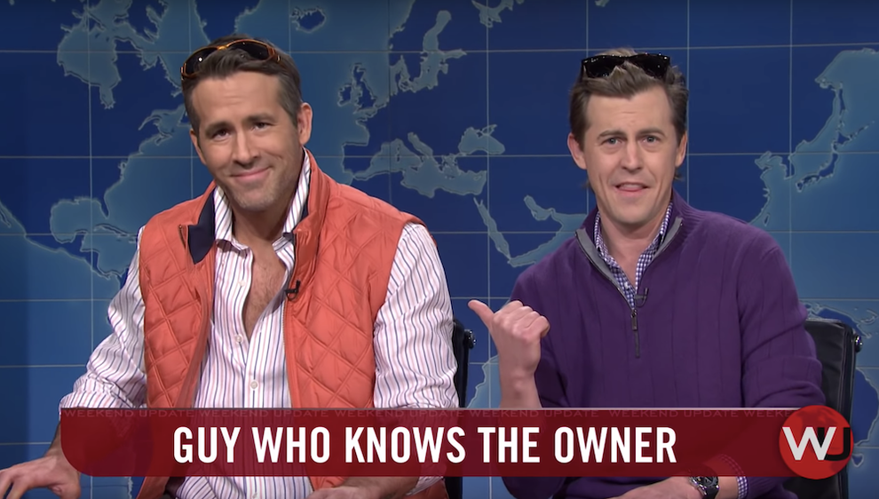 Ryan Reynolds's Surprise Cameo Was The Highlight Of "SNL,” So He Needs