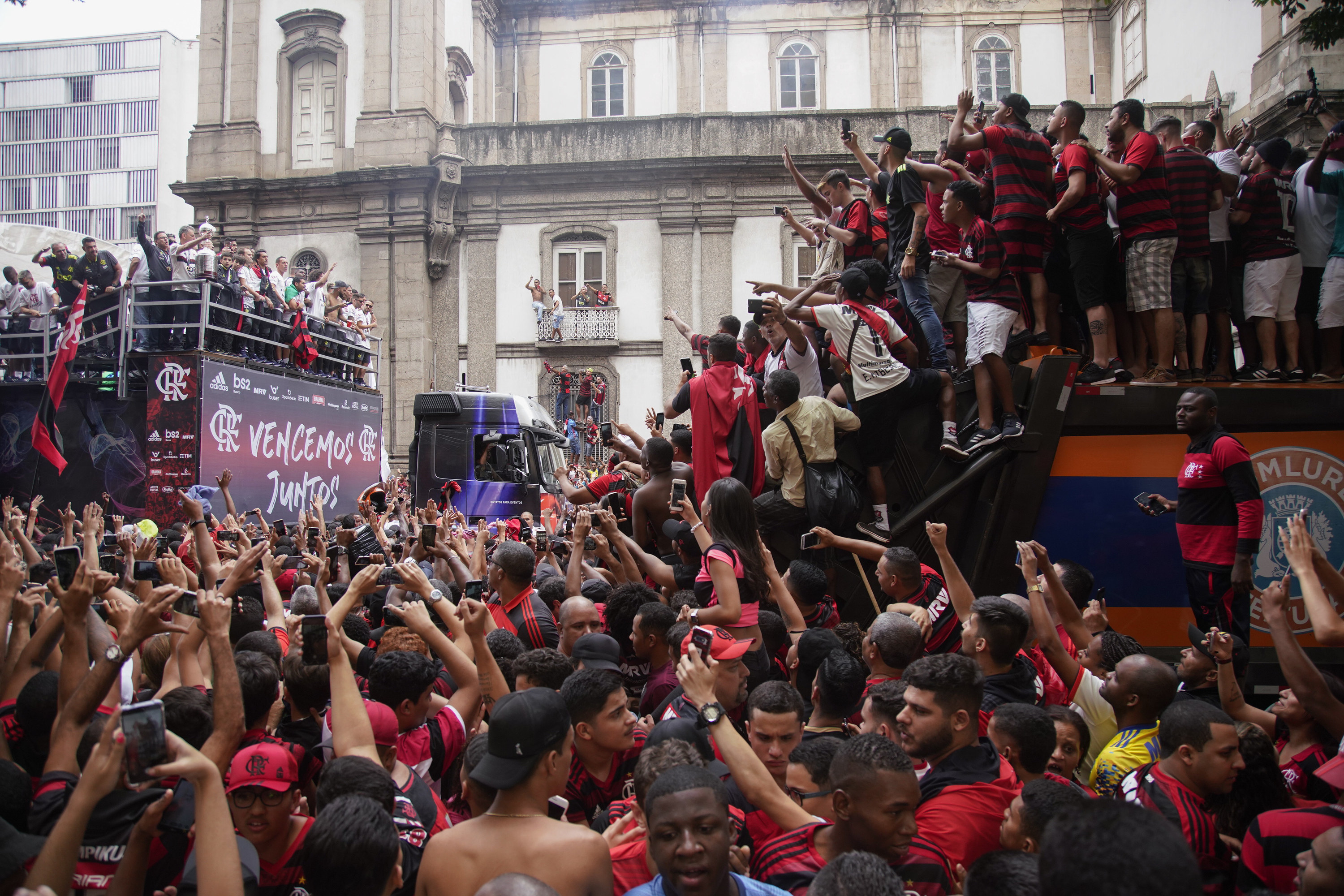 Flamengo Copa Victory Celebration In Rio Ends In Clashes