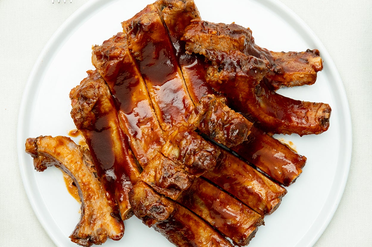 Slow Cooker BBQ Ranch Ribs