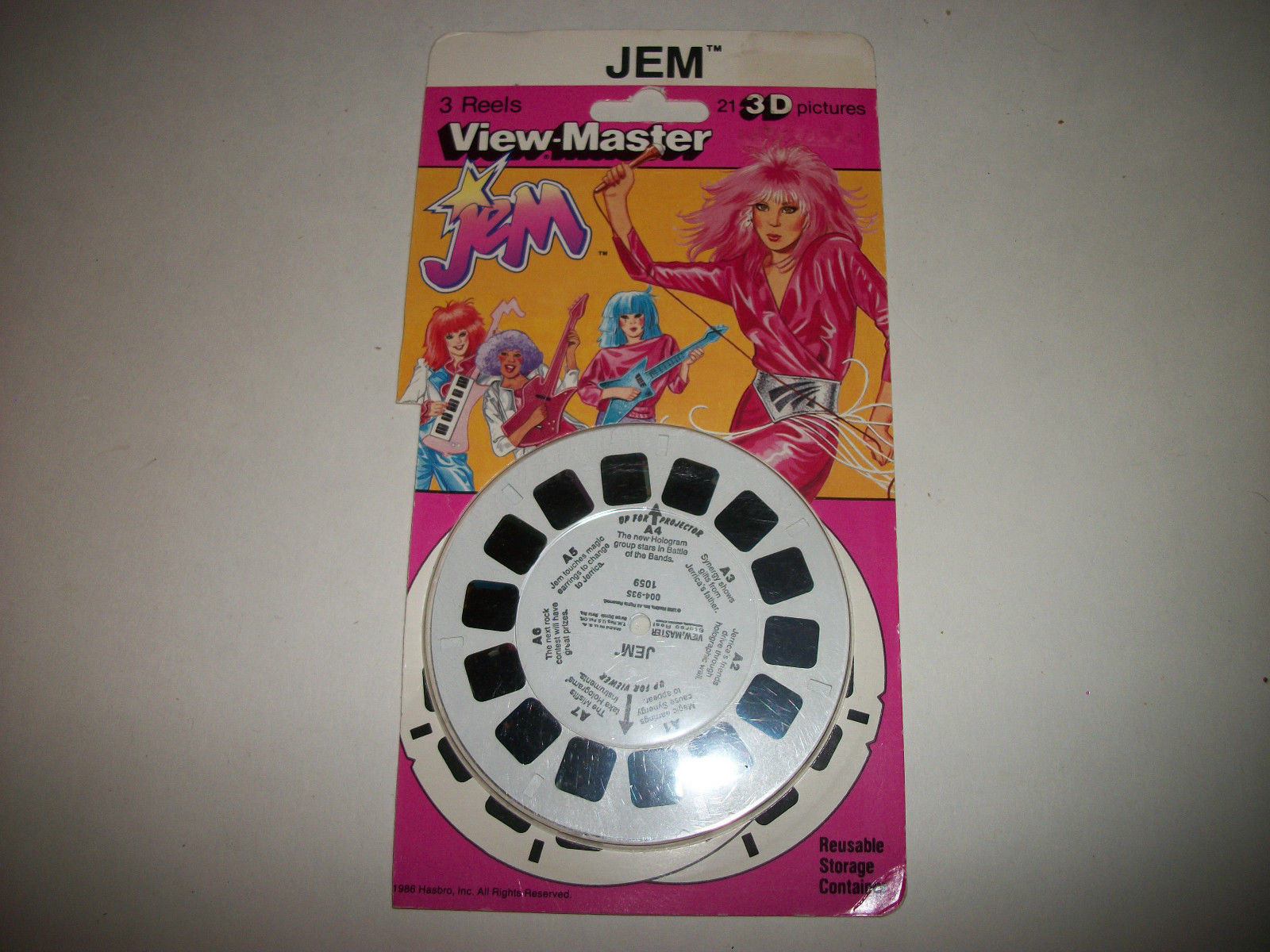 Jem View-Master reels still in the original packaging 