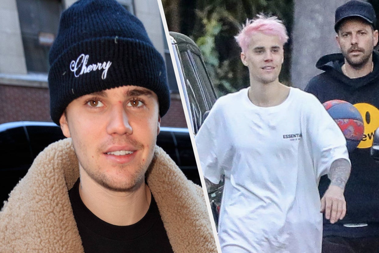 Justin Bieber's Hair Is Now Cotton Candy Pink, In Case You Were Wondering - Firenews