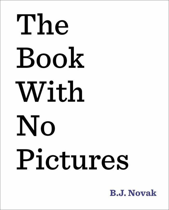 the book with no pictures's cover