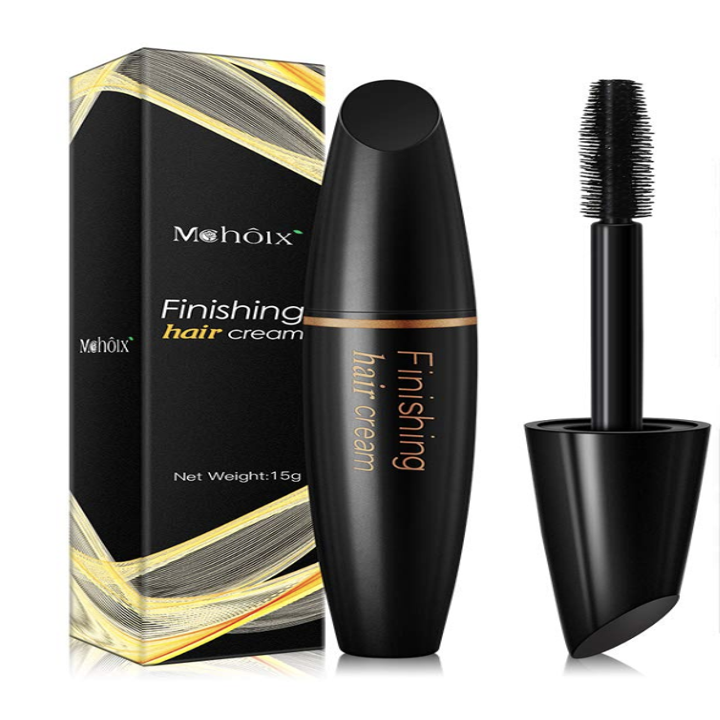 the hair finishing stick wand bristles at the end