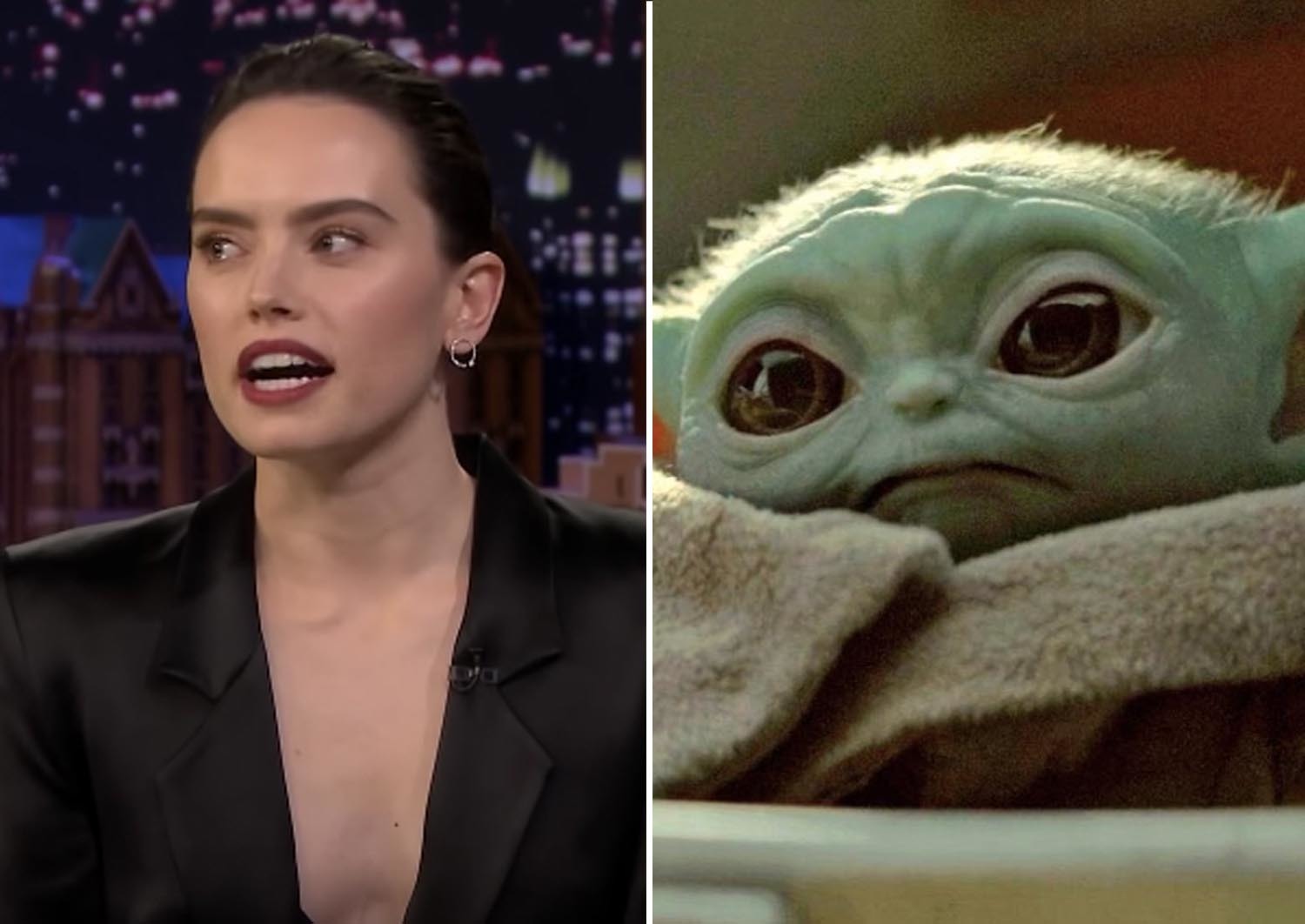 Daisy Ridley Thinks Baby Yoda Is Cuter Than The Porgs And She Is Absolutely  Correct, image size:1500x1062