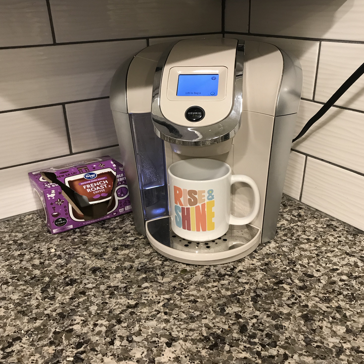 play kitchen keurig