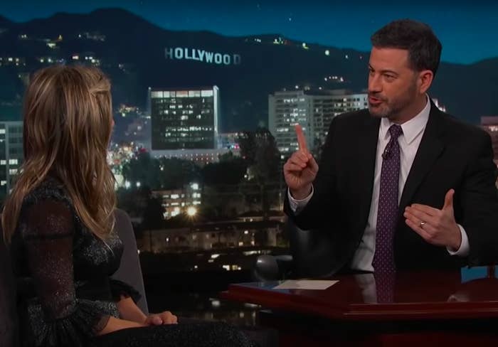 Jennifer Aniston Made Jimmy Kimmel Enchiladas For