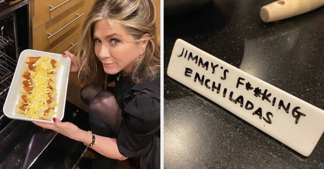 Jennifer Aniston Made Jimmy Kimmel Enchiladas For Thanksgiving After He  Demanded Them On TV, image size:1246x652