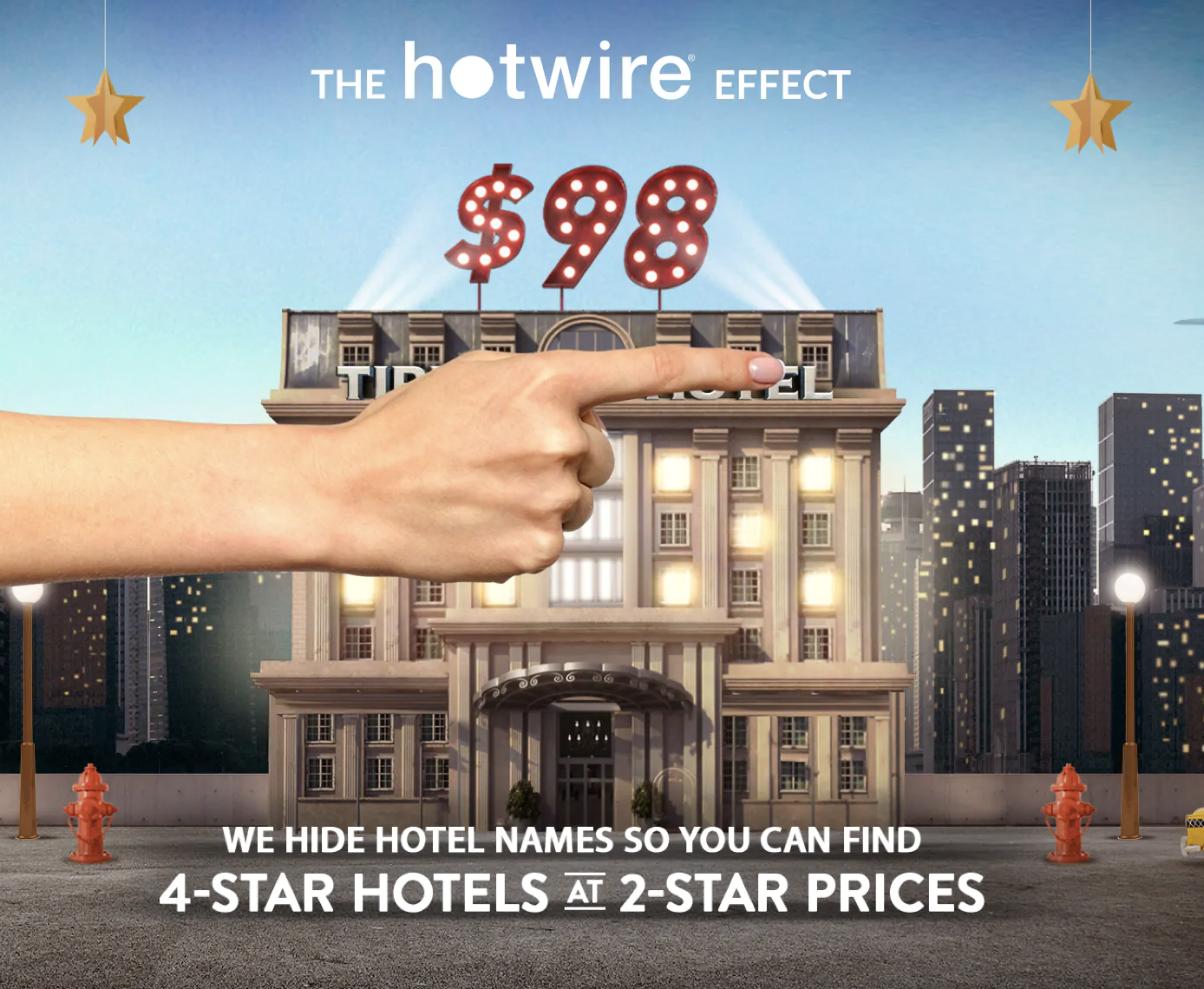 Find star. Hotwire.