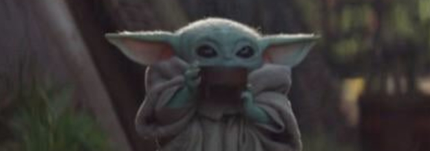 Best Baby Yoda Memes from Star Wars The Mandalorian - Baby Yoda Sipping  Soup Meme