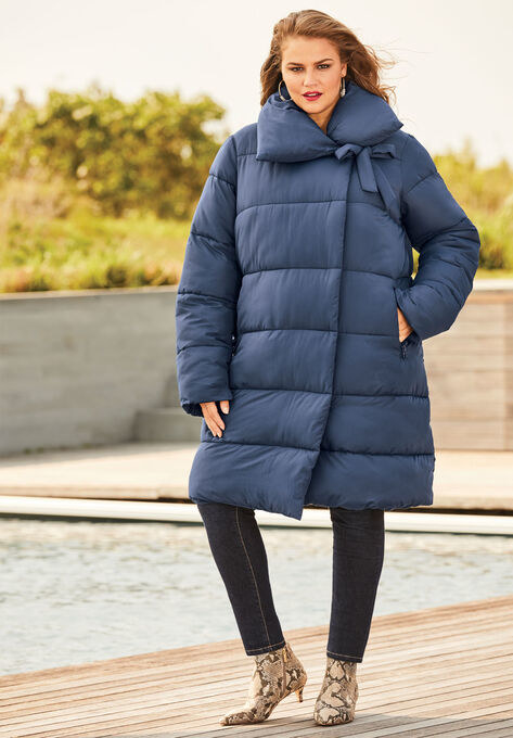 Romans coats best sale plus size