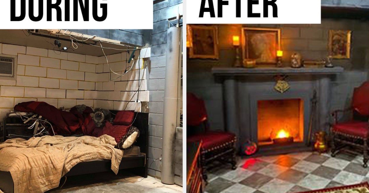 This Harry Potter Fan Diy D His Bedroom Like Hogwarts And