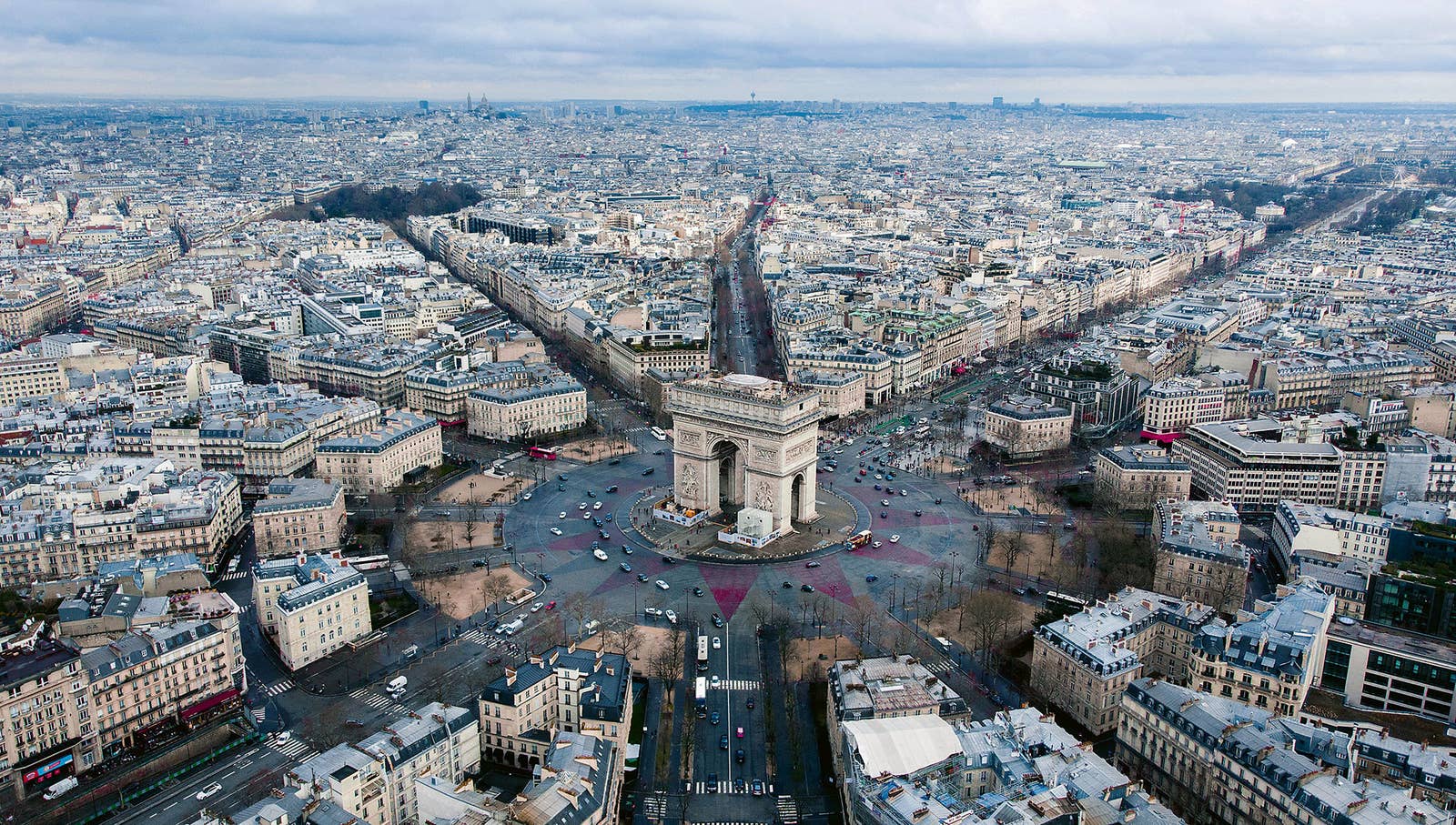 aerial photography Paris 