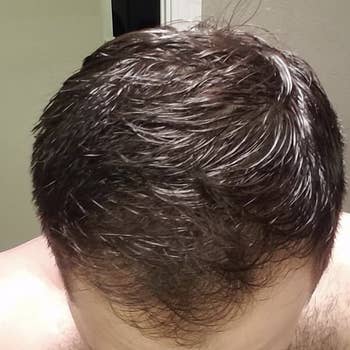 Same reviewer showing thicker hair