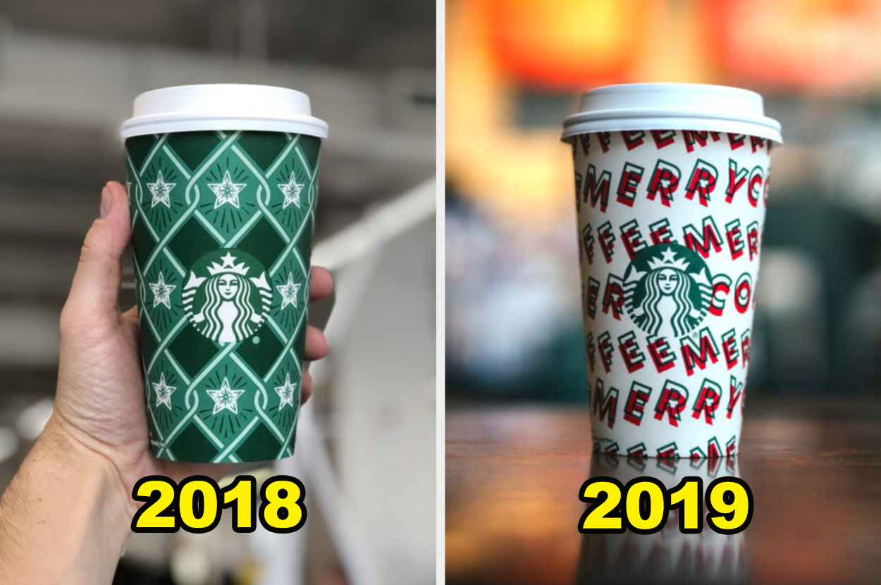 NEW Starbucks Holiday Edition 2019 Cascading Snow Glitter 