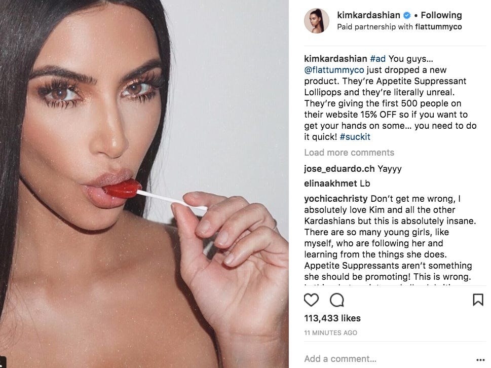 Kim Kardashian Said She Uses The Money From Sponsored Instagram