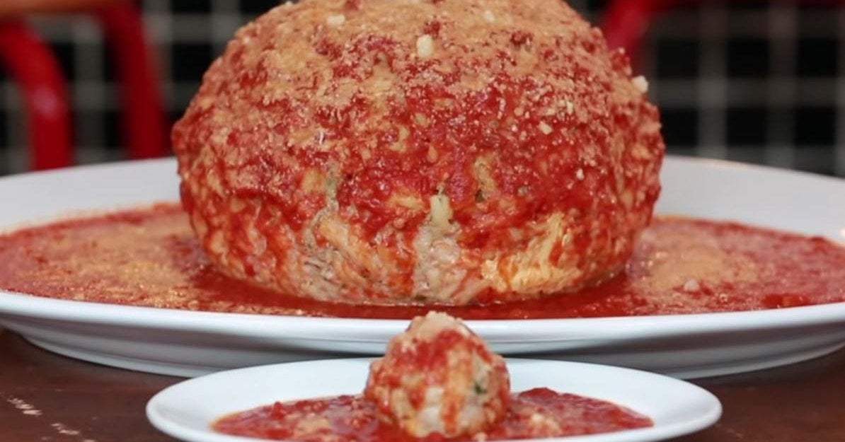 Eat A Giant 10Pound Meatball At This NYC Restaurant