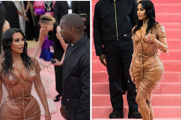 Kim Kardashian Says Her Infamous Met Gala Couch Dress Made Her
