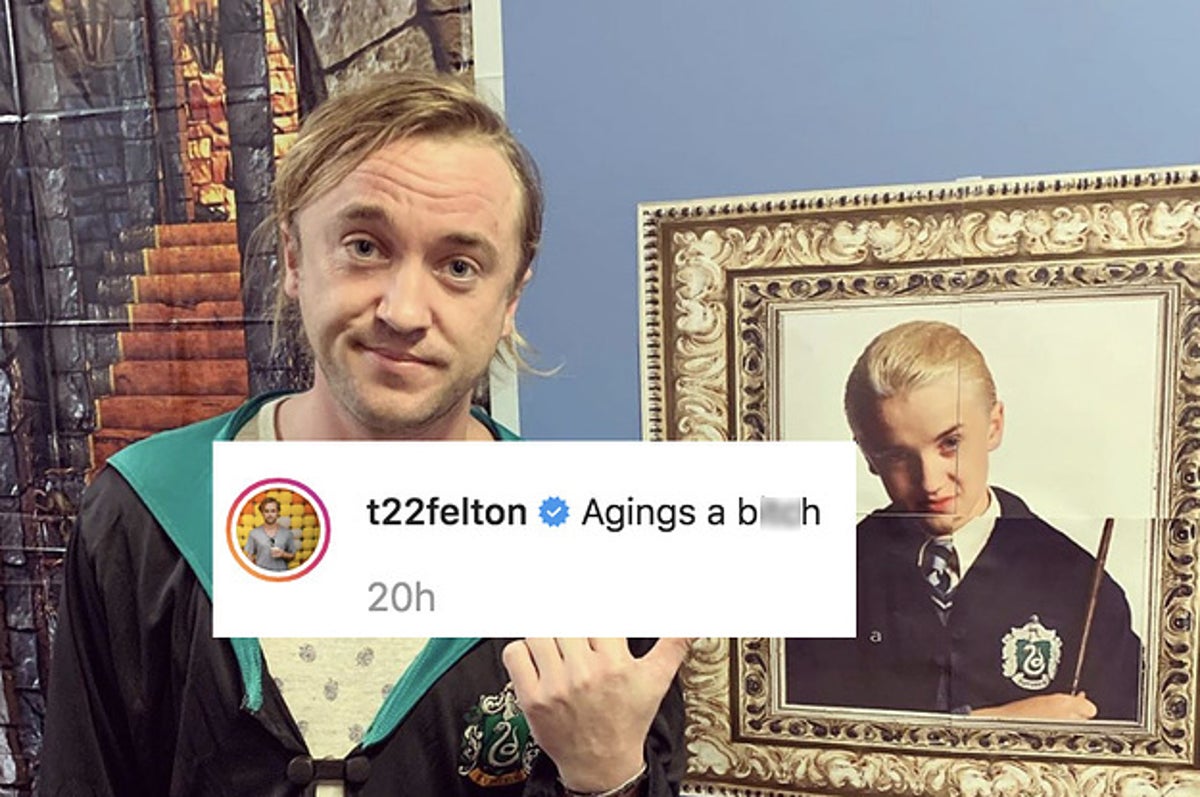 Harry Potter Stars Tom Felton And Matt Lewis Have Very Different Views On Aging