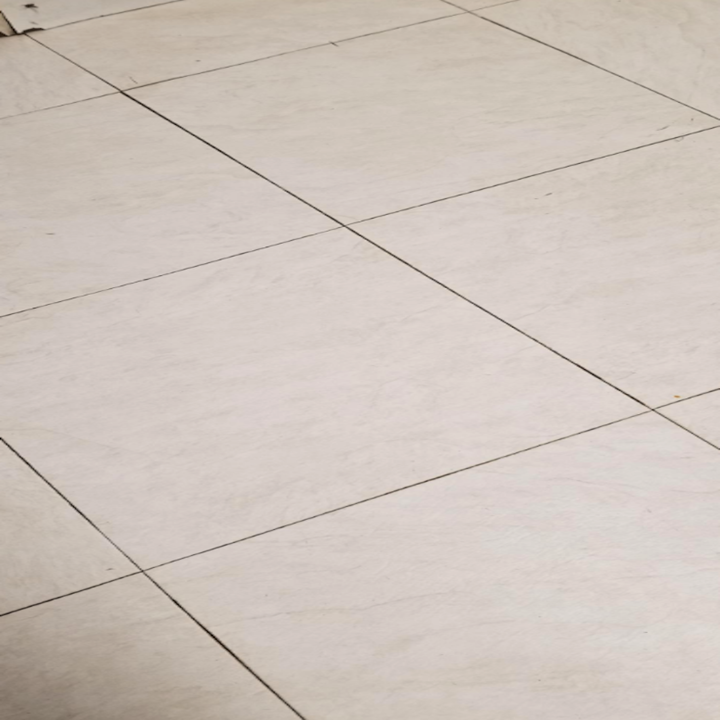 same floor after the Kaboom cleaner which is back to being crisp white and clean