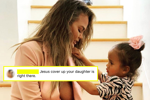 An Instagram Commenter Tried To Mom-Shame Chrissy Teigen Again And She Really Wasn't Here For It