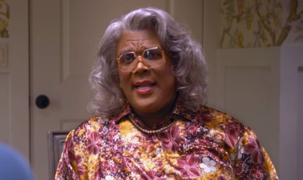 Tyler Perry dressed as Madea