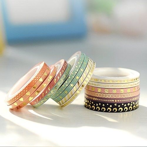 stacks of pastel patterned tape