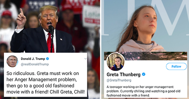Greta Thunberg Changes Bio After Trump Mocks Time Person Of The ...