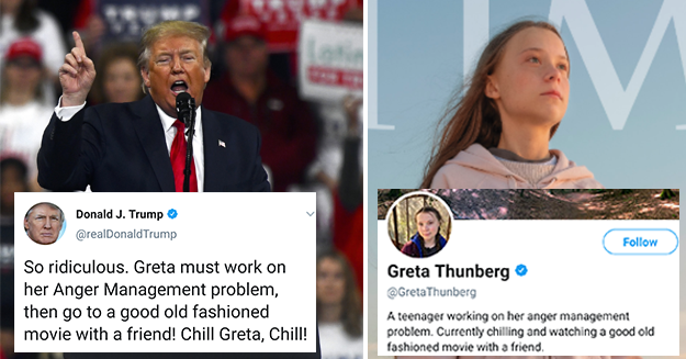 Greta Thunberg Changes Bio After Trump Mocks Time Person Of The ...