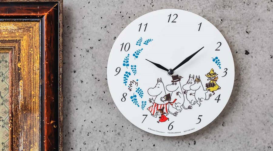 雑誌付録と思えないかわいさ！ムーミンの“ウォールクロック”が最高すぎる