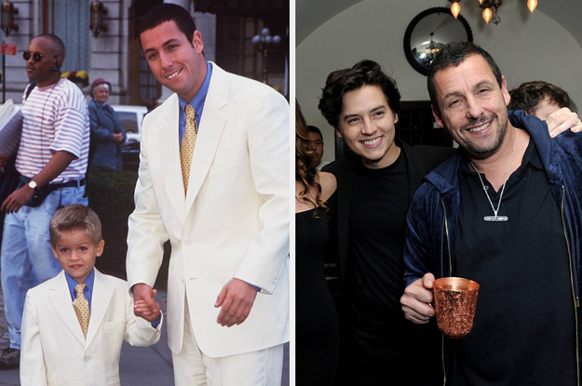 Adam Sandler And Cole Sprouse Finally Had A 'Big Daddy' Reunion