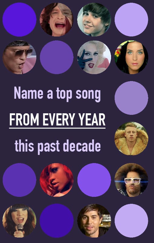 buzzfeed guess your age by songs