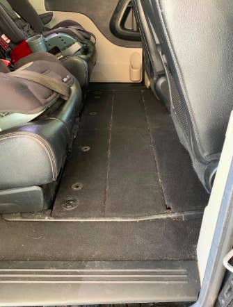 sam reviewer's pic of now-spotless floorboard