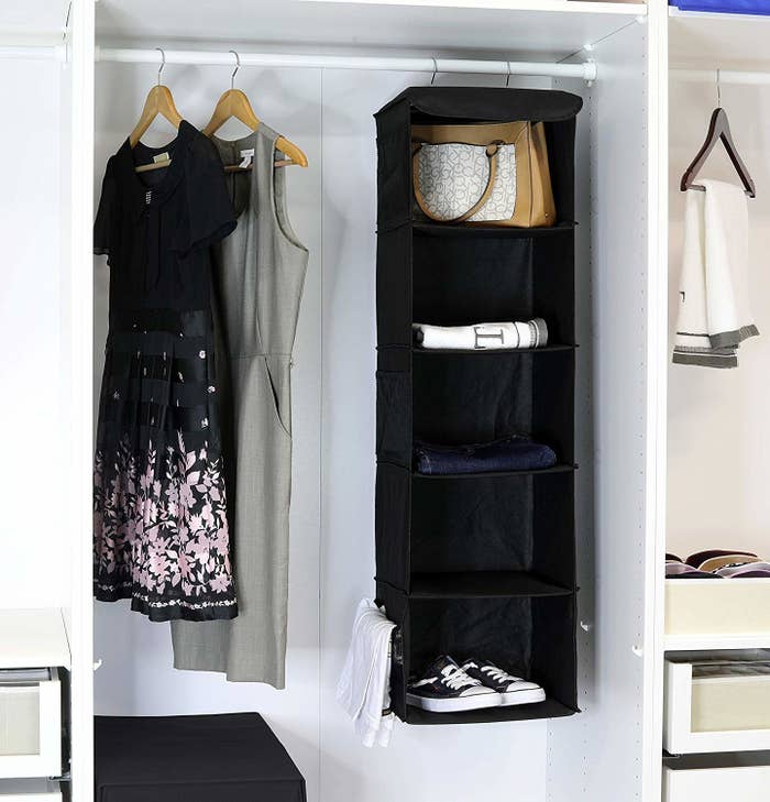 What are you supposed to put on the generic wired closet shelves above  clothes? Everything I put up there ends up a mess so it's currently just  empty wasted space. : r/organization