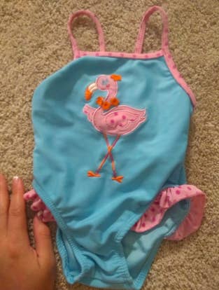 the swimsuit without the stain