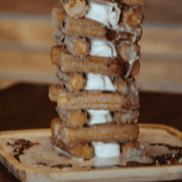 The Churro Stack From El Habanero & Churrobar In Scarborough, Canada