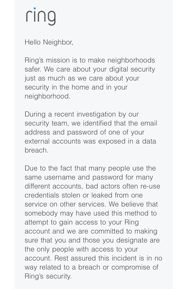 ring security breach