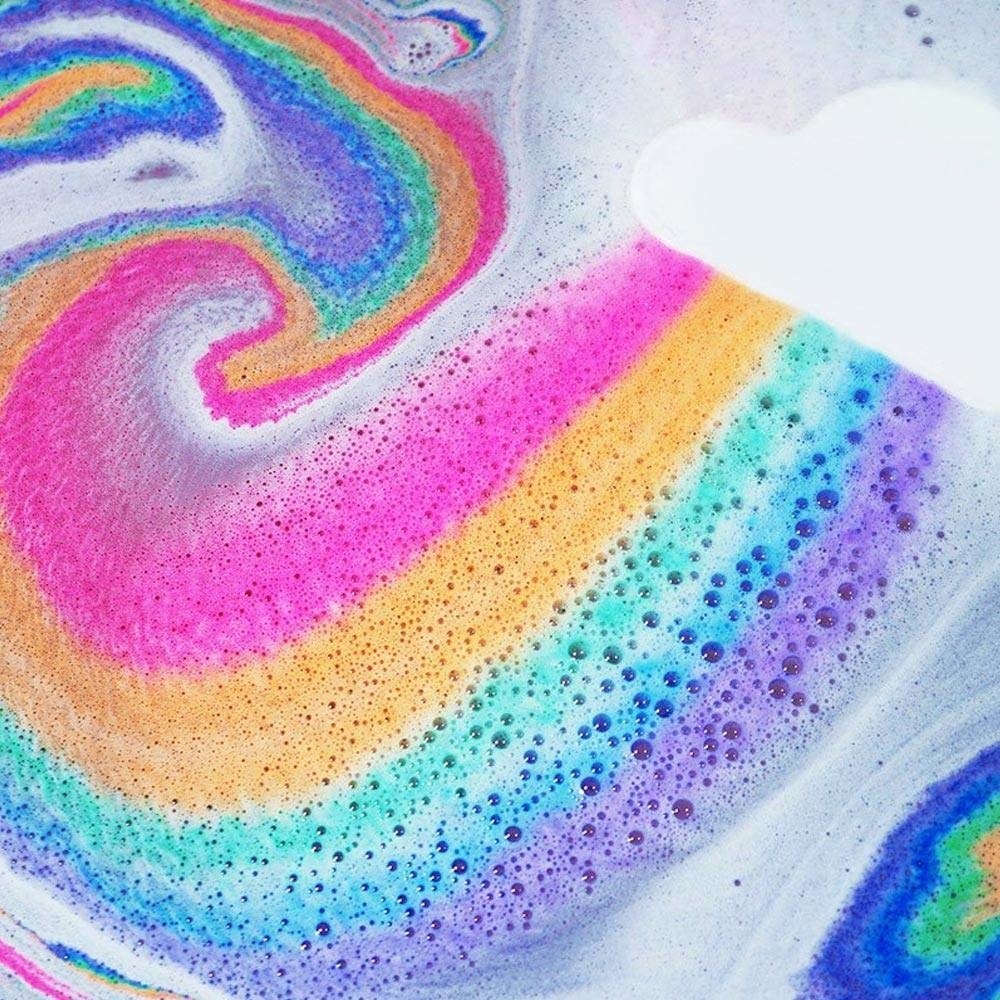 neefty rainbow bath bomb