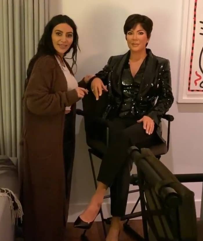 Kris Jenner Has A Wax Figure Of Herself In Her Living Room