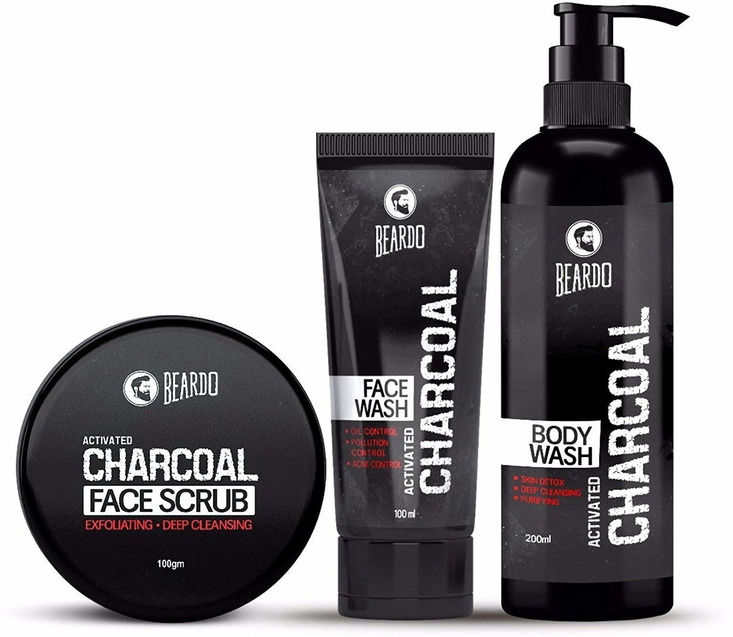 Activated charcoal beauty products 