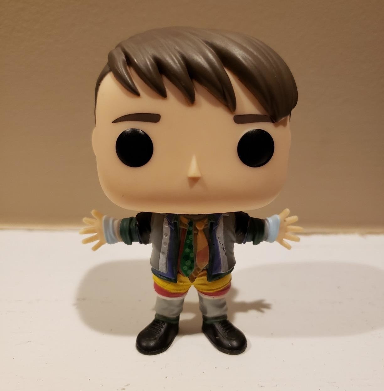 the joey funko wearing layers of clothing