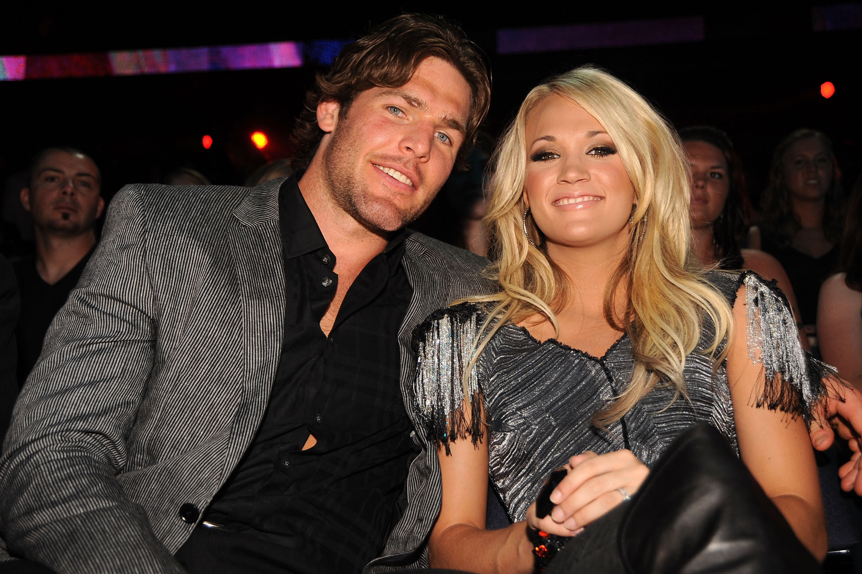 7. Carrie Underwood confirmed that she was. to Mike Fisher. engaged. 
