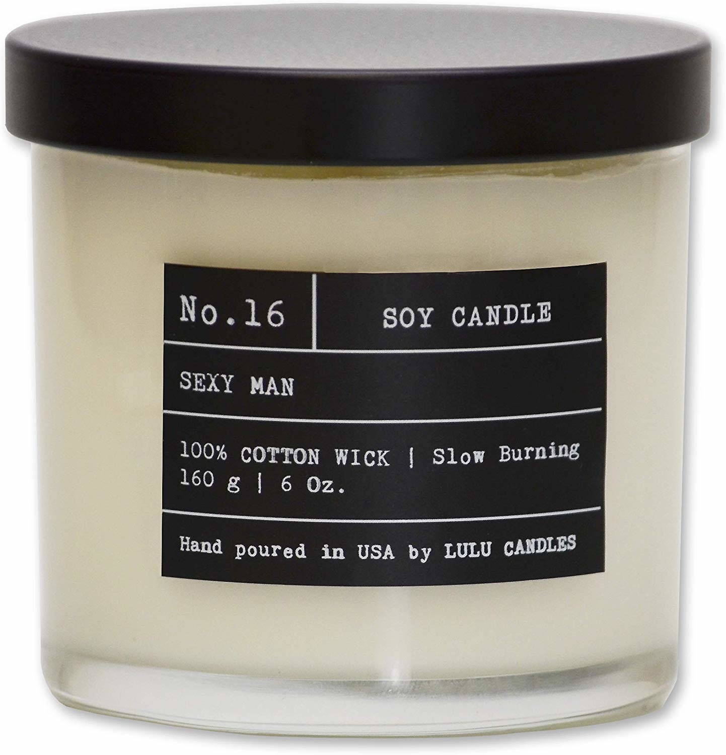 The Sexy Man soy candle.