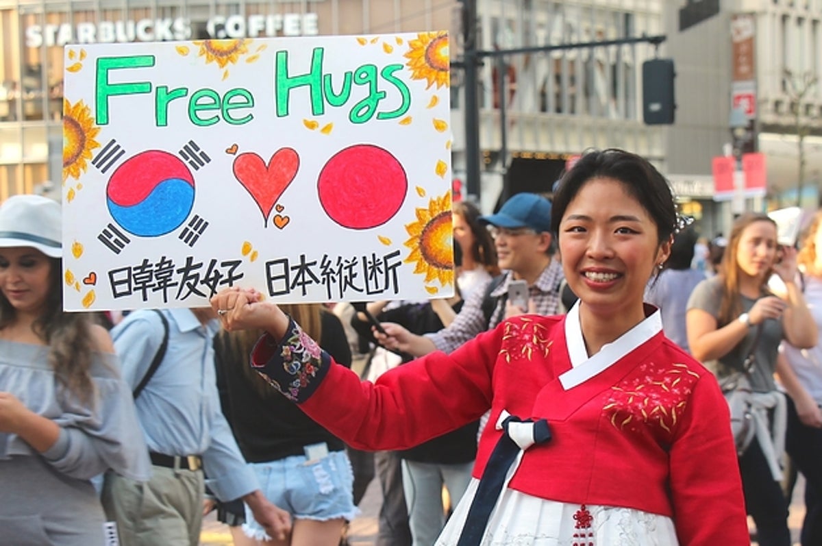 チマチョゴリ 美品 クリーム×赤紫 バスト100まで可能 （楽天市場  