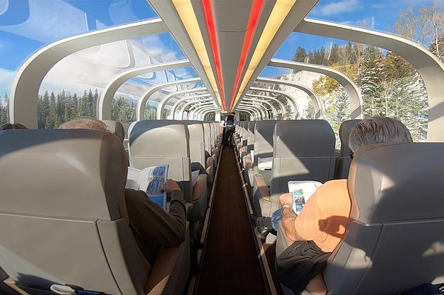 This Train In Canada Has A Glass Ceiling So You Get All The Views This Train In Canada Has A Glass Ceiling So You Get All The Views