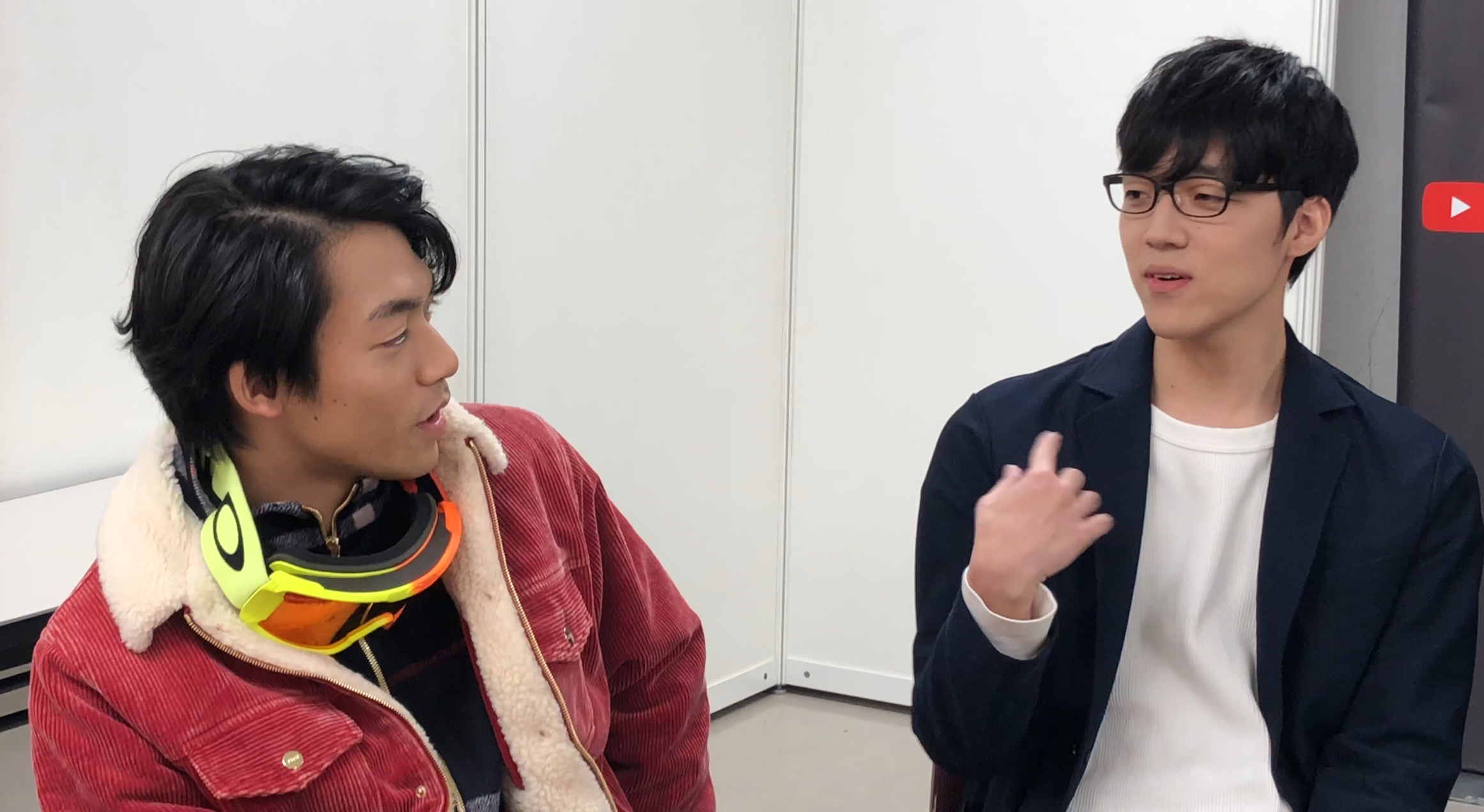 左起：總編伊澤拓司先生、製作人福良拳先生(暱稱：ふくらP)