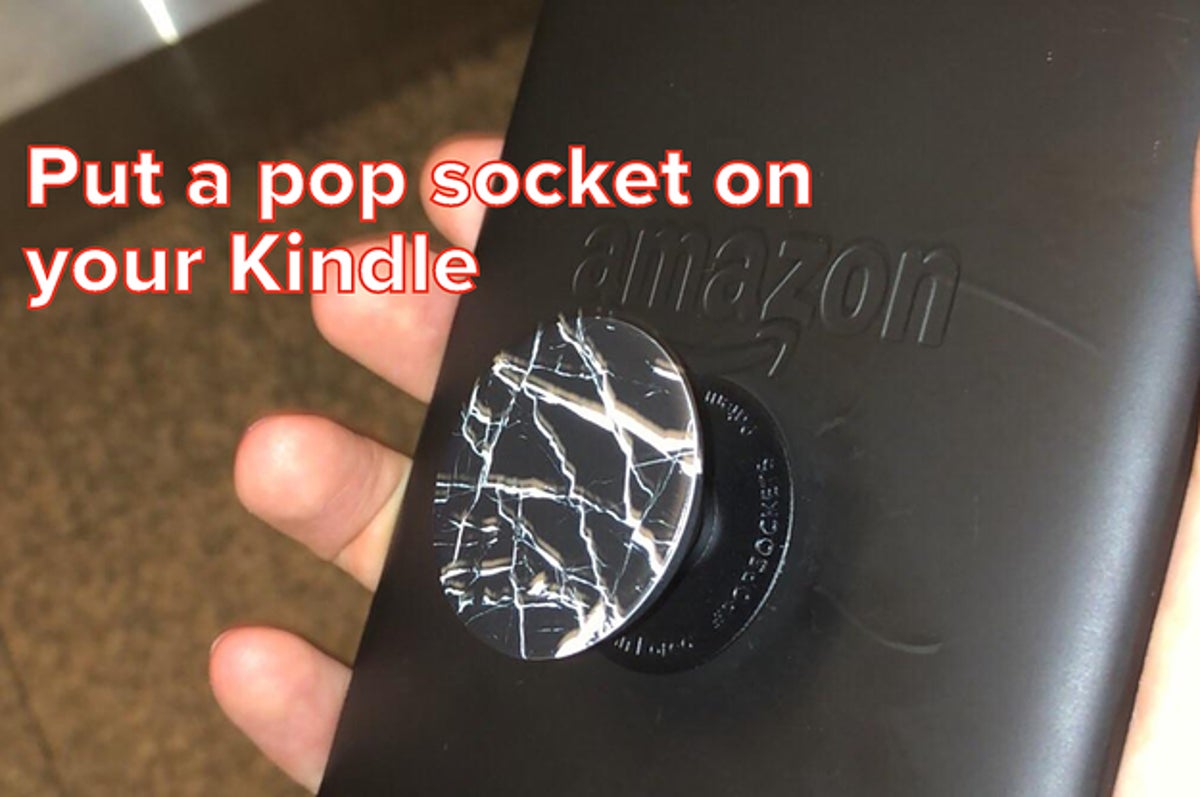 Has anyone else tried the popsocket on the back of your kindle ?? : r/kindle
