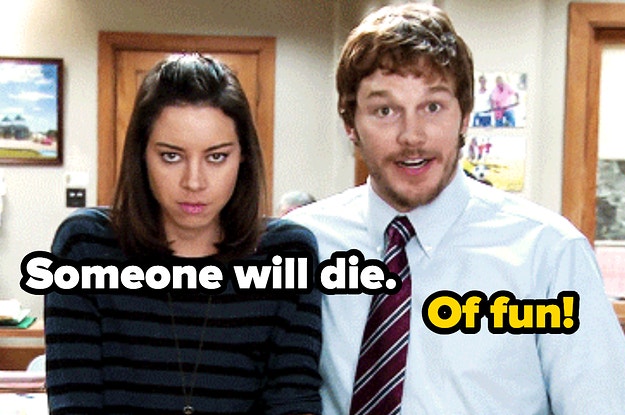 Aubrey Plaza as April Ludgate saying no.  Parks and recreation, Parks and  recs, Funny af memes