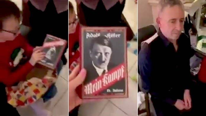 Viral Christmas Gift Video Of Hitler S Mein Kampf Instead Of Minecraft Is A Joke