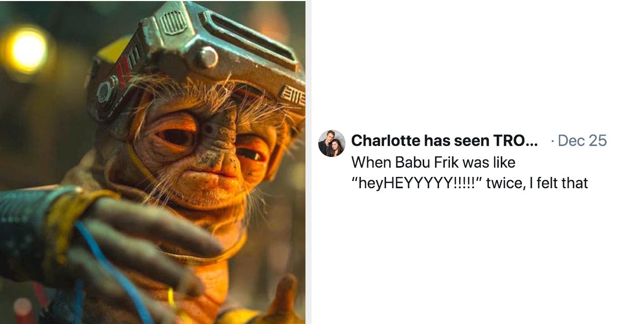 Babu Frik Was The Best Thing About Rise Of Skywalker And These Funny Tweets Prove It 