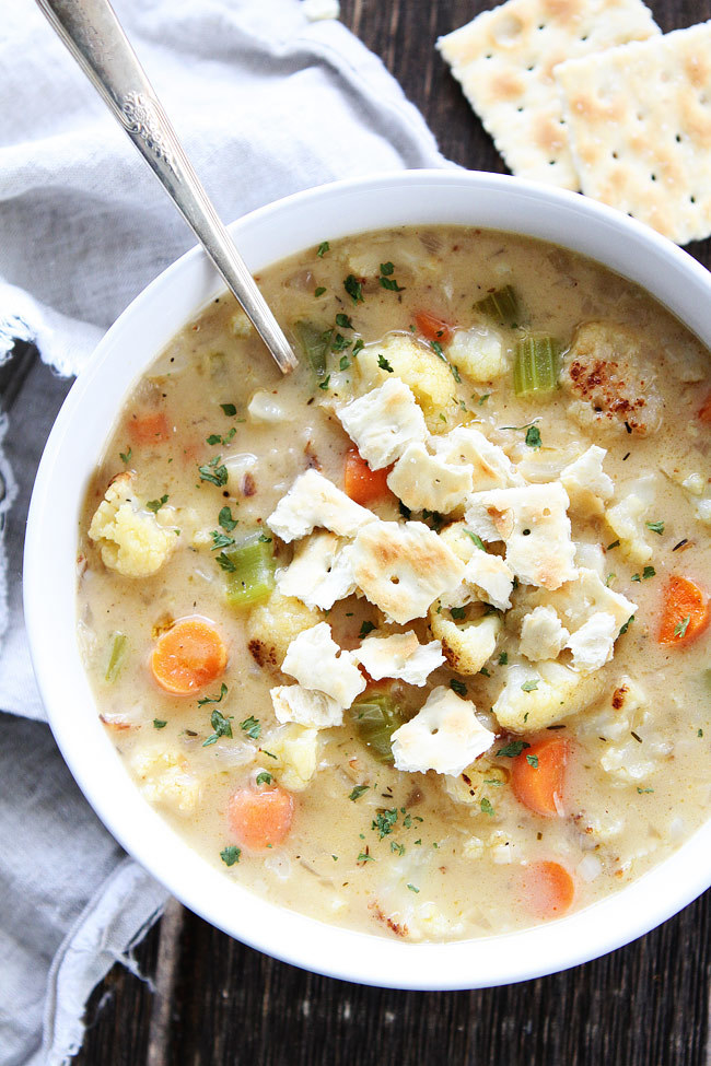 Creamy Chicken Noodle Soup - Two Peas & Their Pod